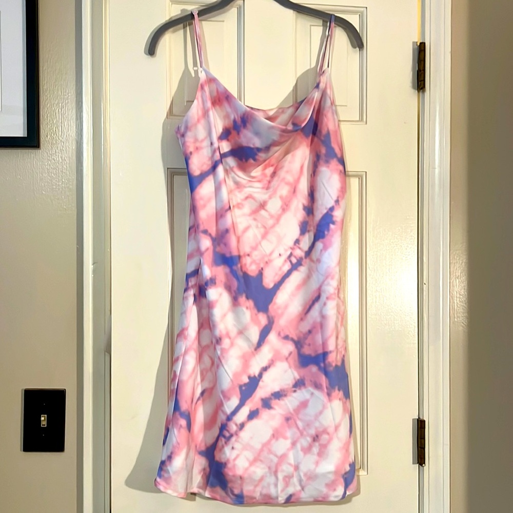 New cow neck dress